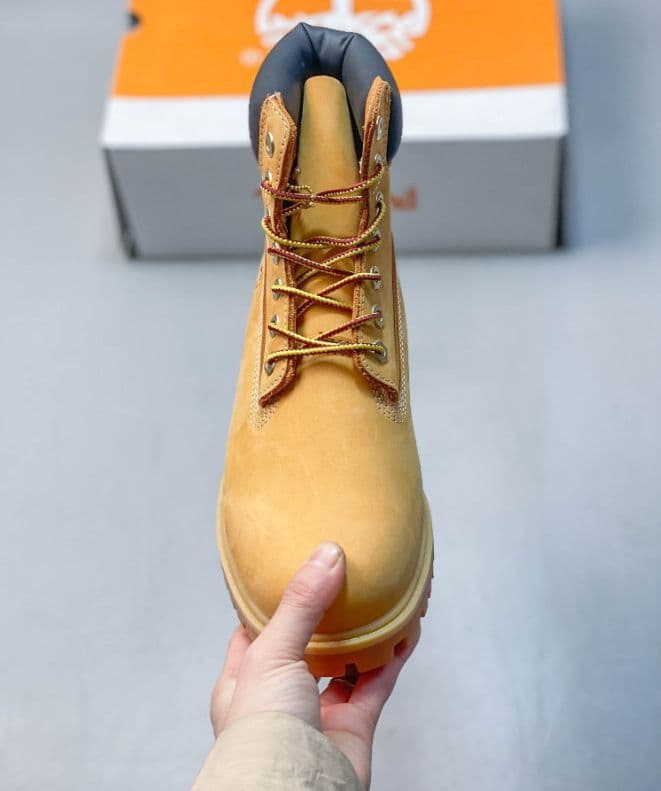Timberland ベージュ ハイカット ワークブーツ 24cm
