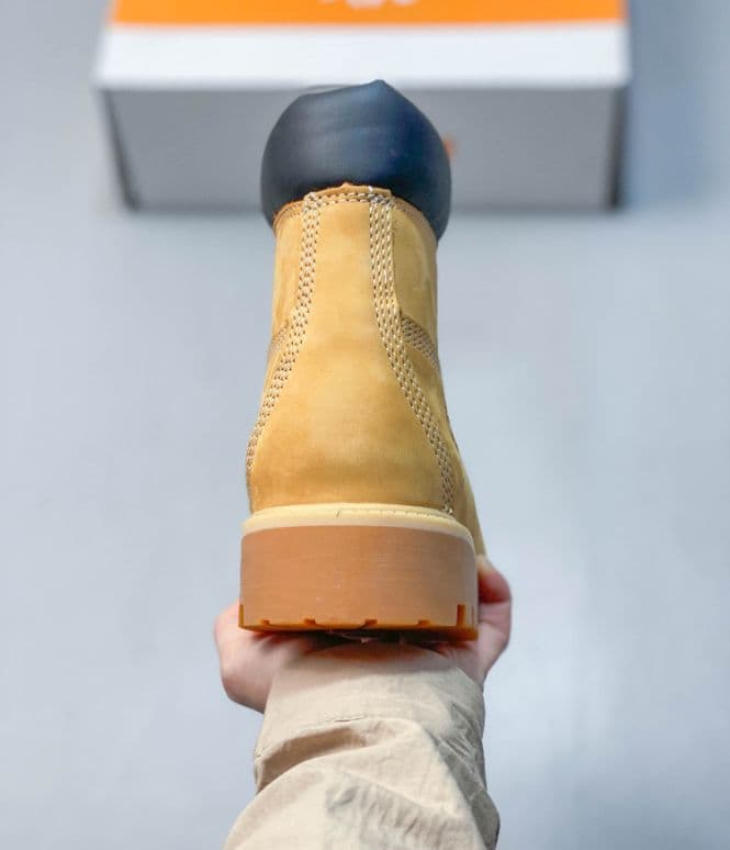 Timberland ベージュ ハイカット ワークブーツ 24cm