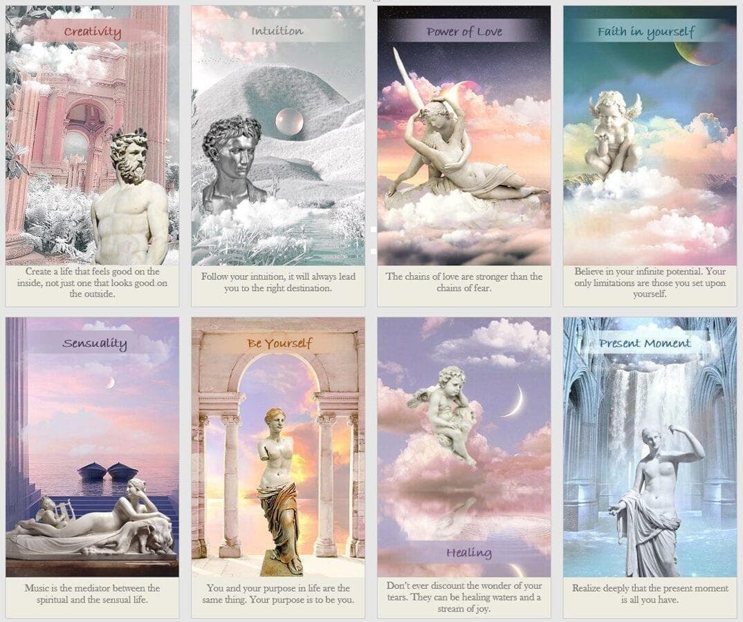 【正規品オラクルカード】美麗✨神々の神秘的な世界✨スピリチュアルヒーリングデッキ