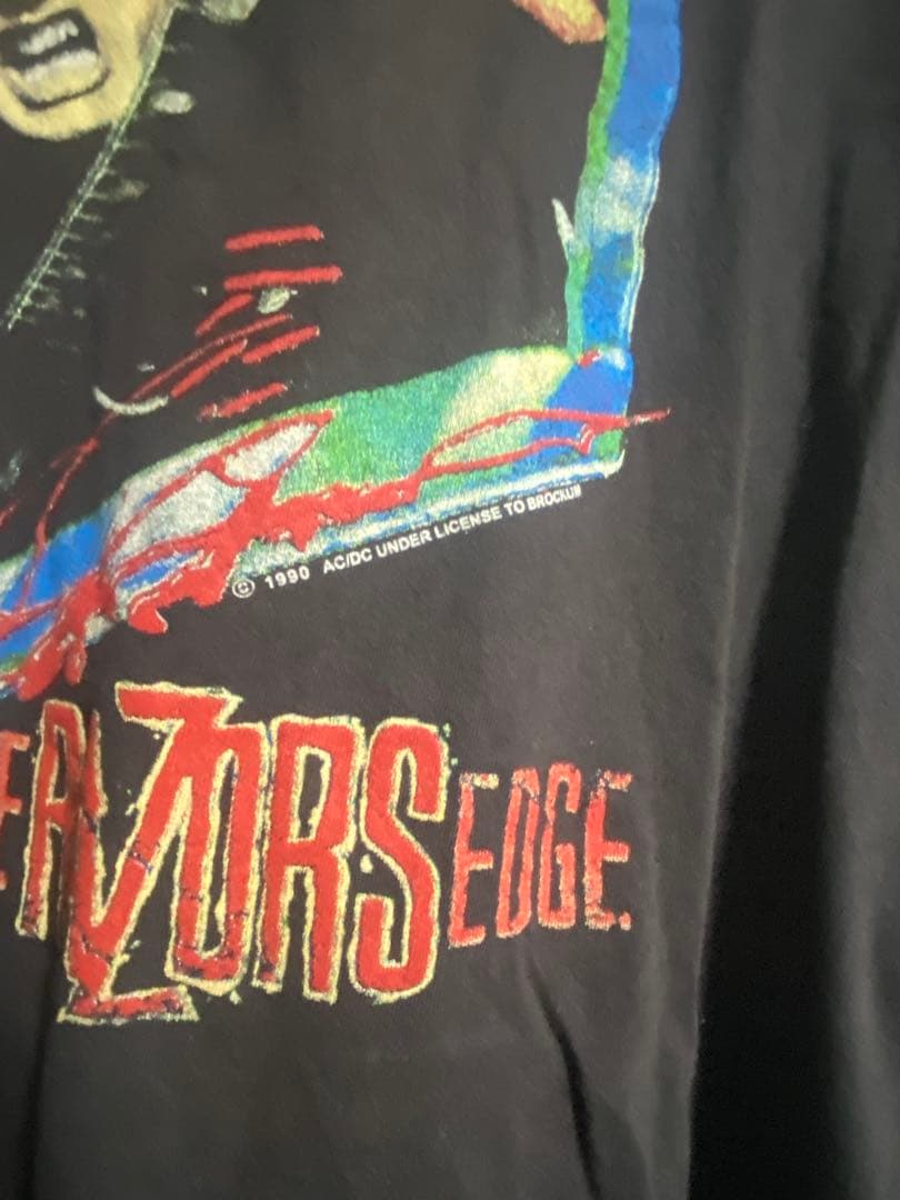 【当時物希少】AC/DC ワールドツアーTシャツ 1990-91