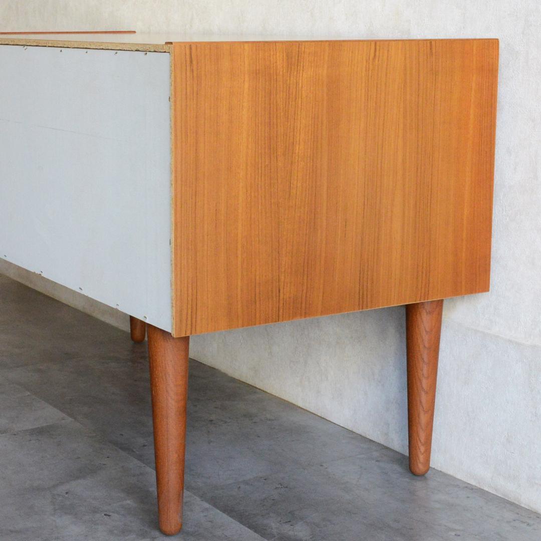 デンマーク 北欧ヴィンテージ チーク２段 ローチェスト 北欧家具 サイドテーブル