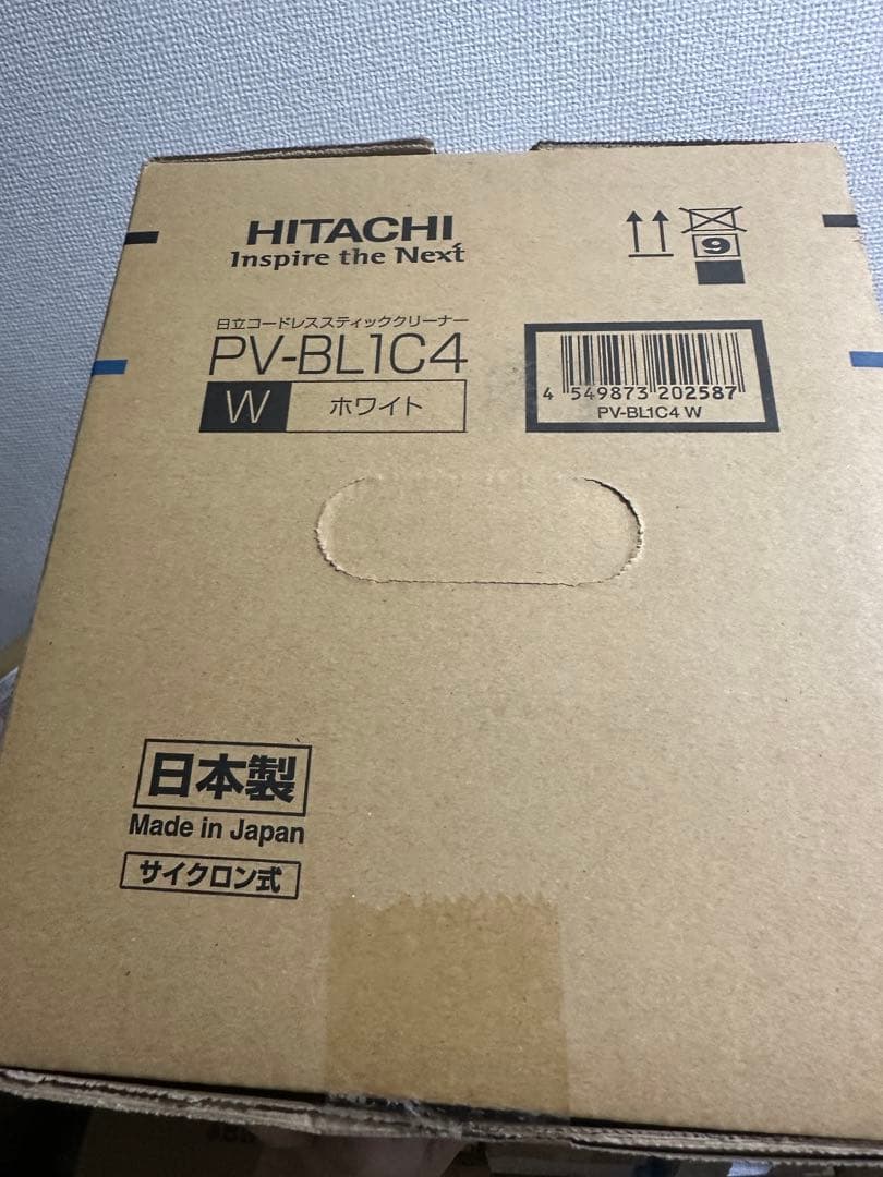 HITACHI スティッククリーナー PV-BLIC4-W ホワイト