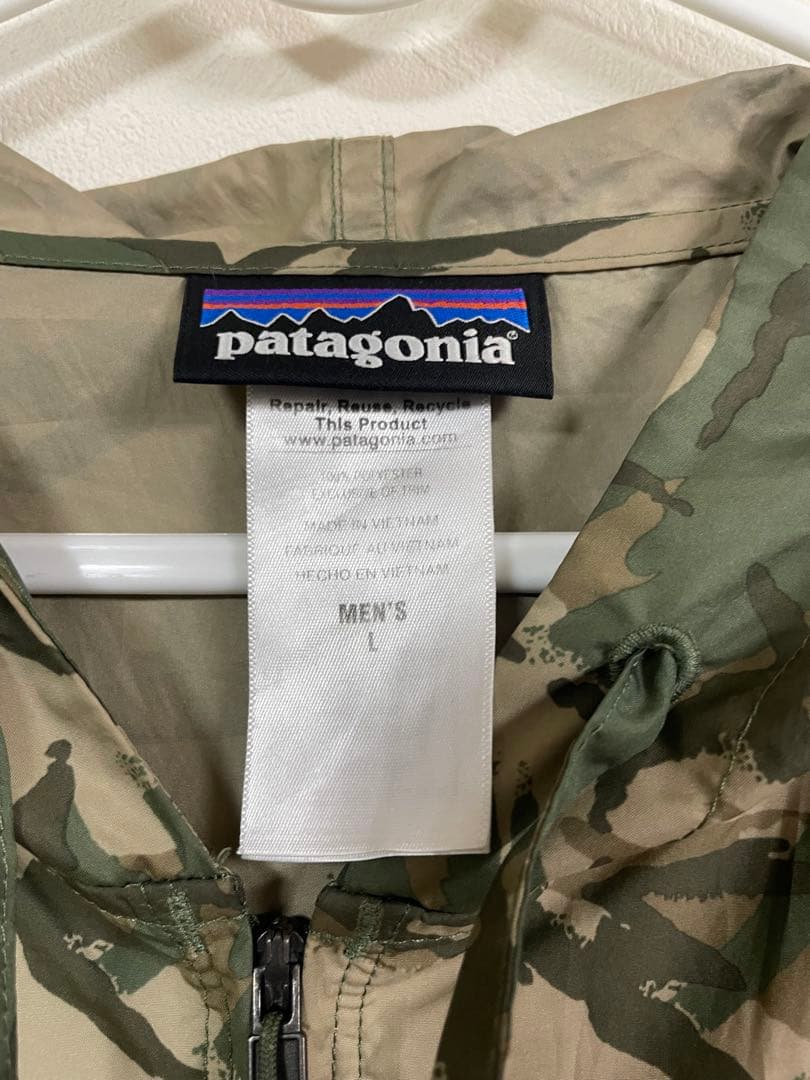 超レア！！！　patagonia カモフラージュ柄 ナイロンパーカー L 迷彩