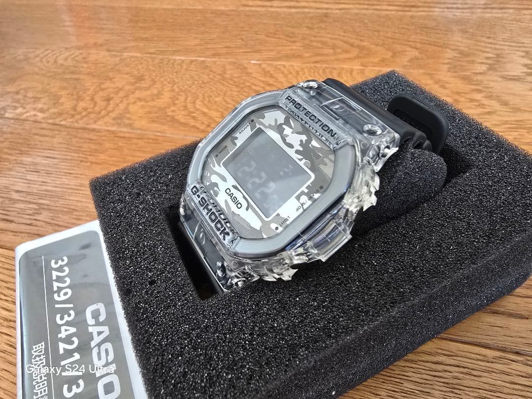 【新品・訳あり】CASIO G-SHOCK クリア迷彩（クリアカモフラージュ）