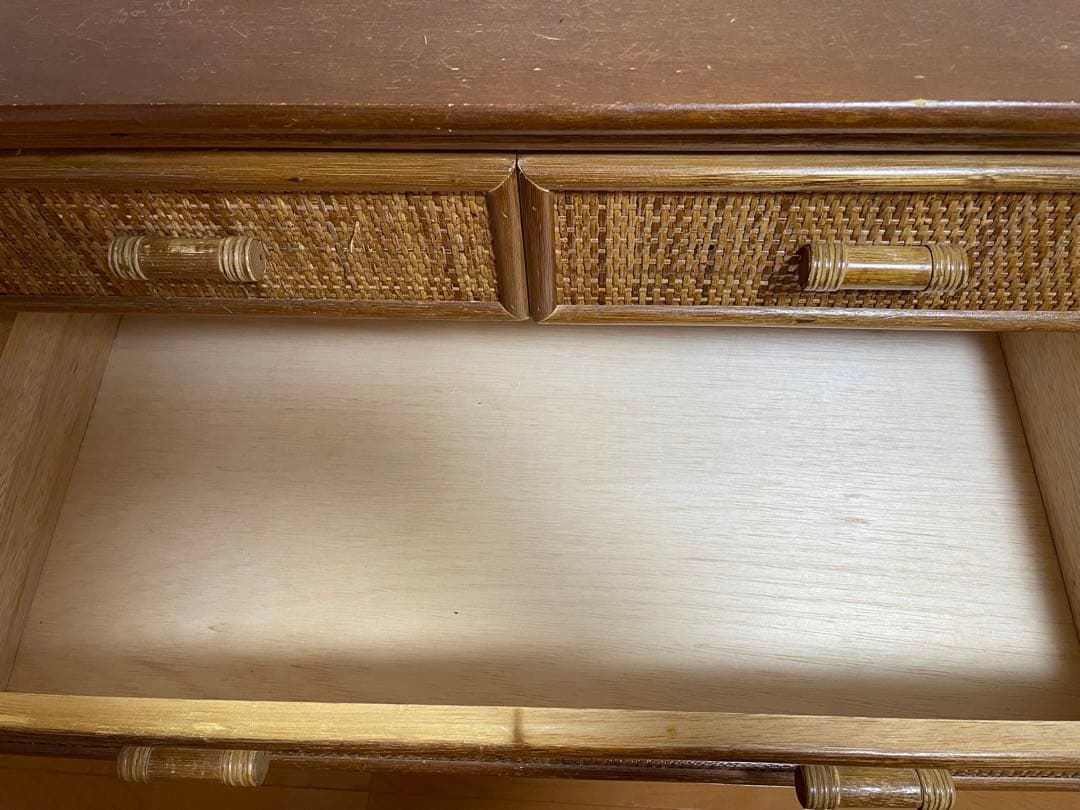 【引越しのため3/19までの出品】籐　チェスト