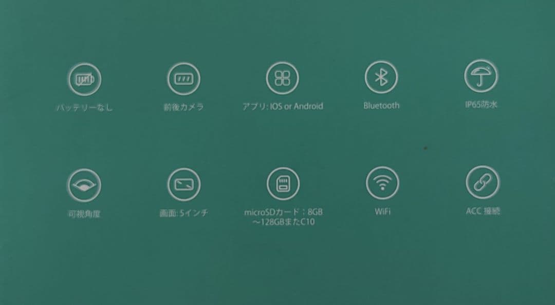 未使用!　BOIFUN MT02 バイク用ドライブレコーダー　Bluetooth