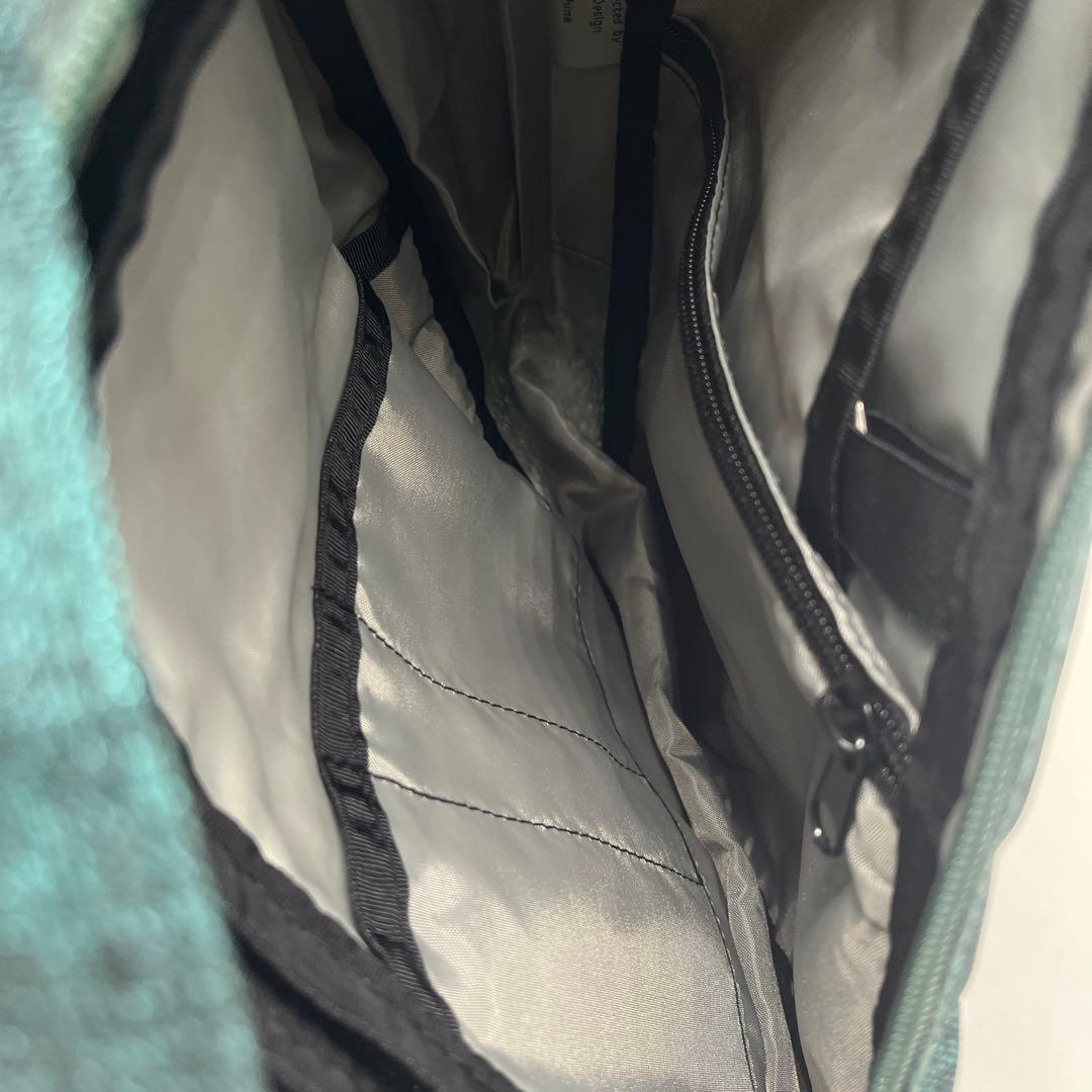 Healthy Back Bag メタリック　ツイル　ティール　S 青緑　鴨