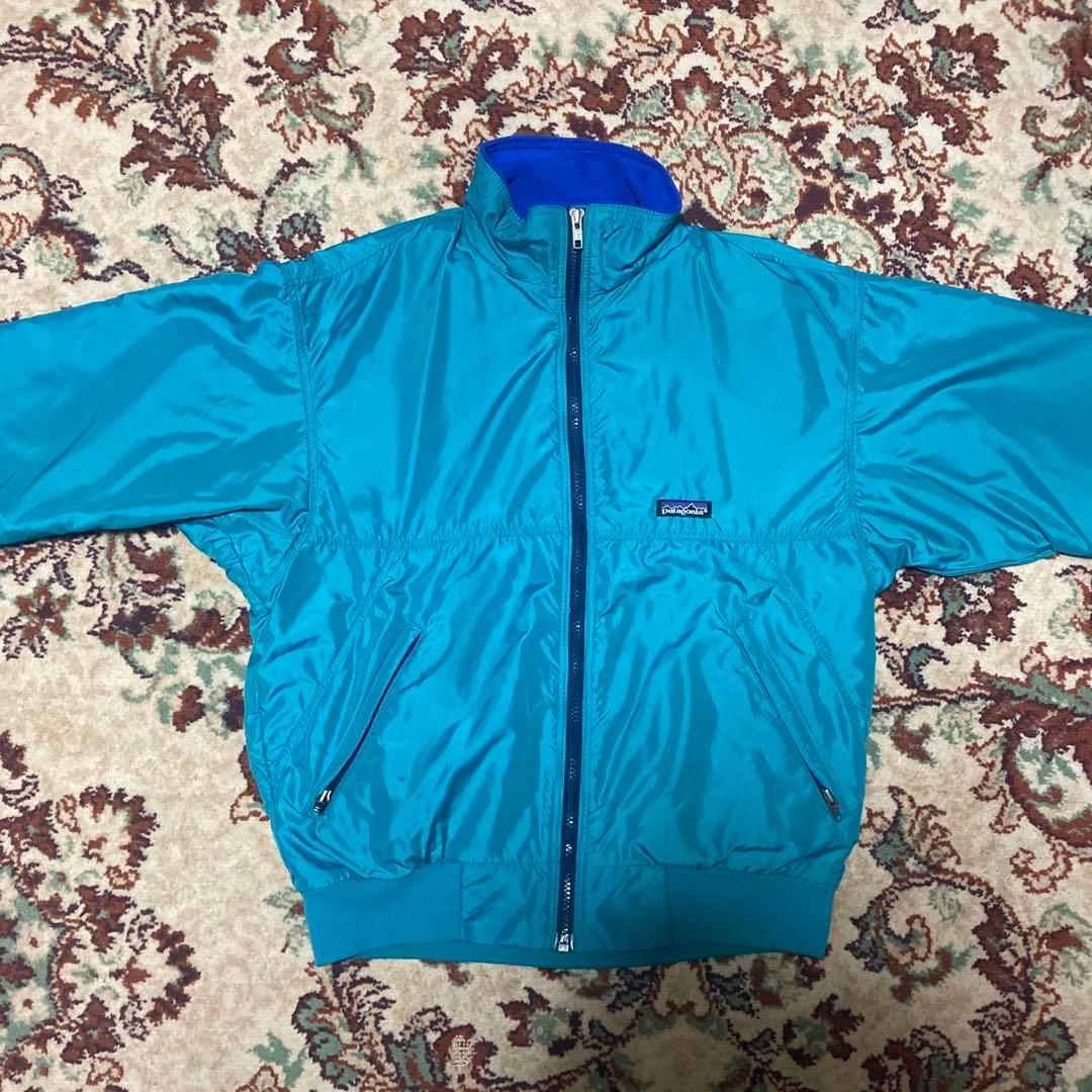 90s パタゴニア USA製 シェルドシンチラ　ジャケット ®️タグ　ターコイズ