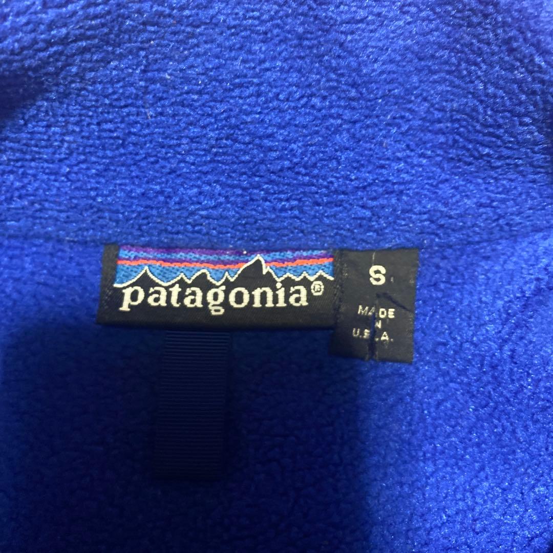 90s パタゴニア USA製 シェルドシンチラ　ジャケット ®️タグ　ターコイズ