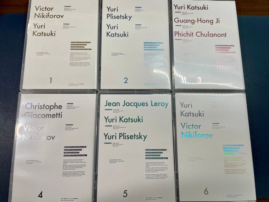 セル版 YURI!!!on ICE ユーリオンアイス　DVD 全6巻　全巻セット