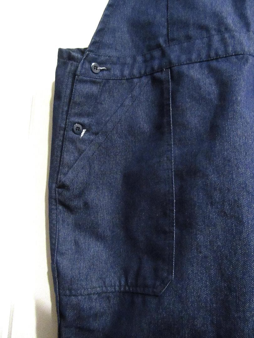 官給品？ フランス製 デニムオーバーオール サロペット