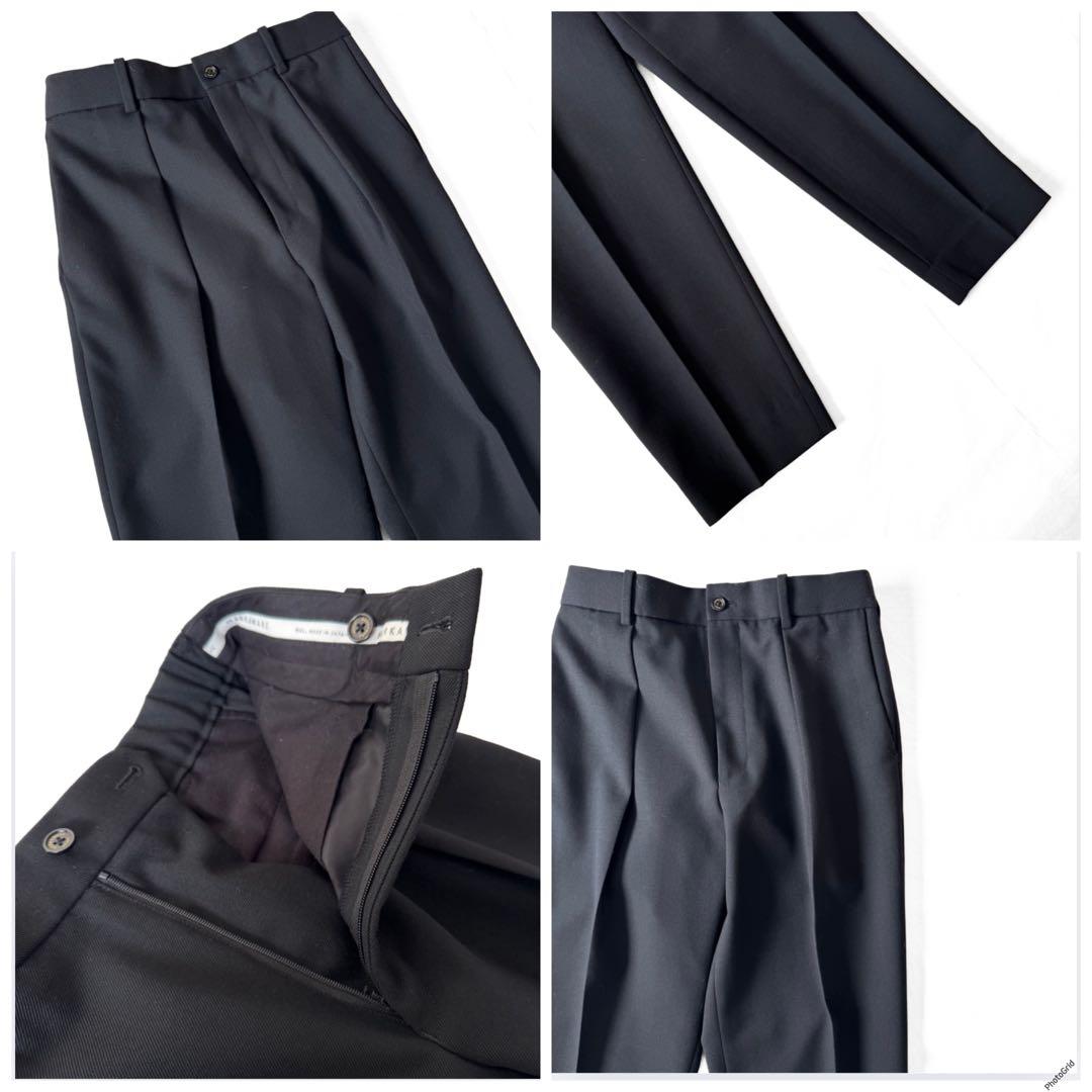 MARKAWARE サバイバルクロス ペグトップトラウザー スラックス パンツ