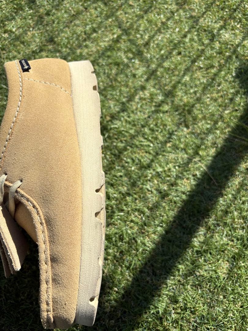 Clarks ワラビー　GTX モカシン ベージュ