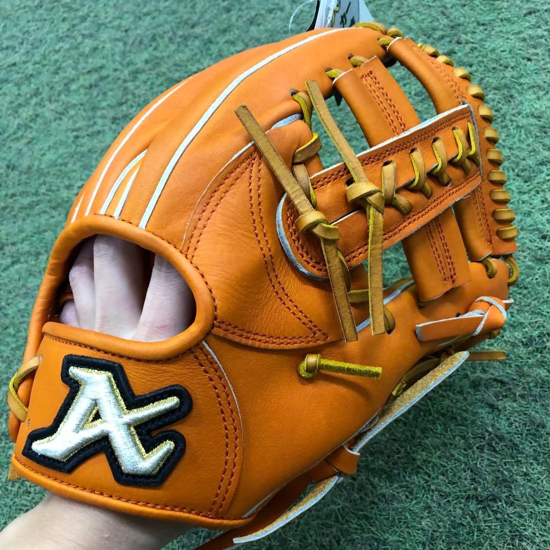 限定AGL-501C アトムズ　メーカー型付け済グラブ オレンジ