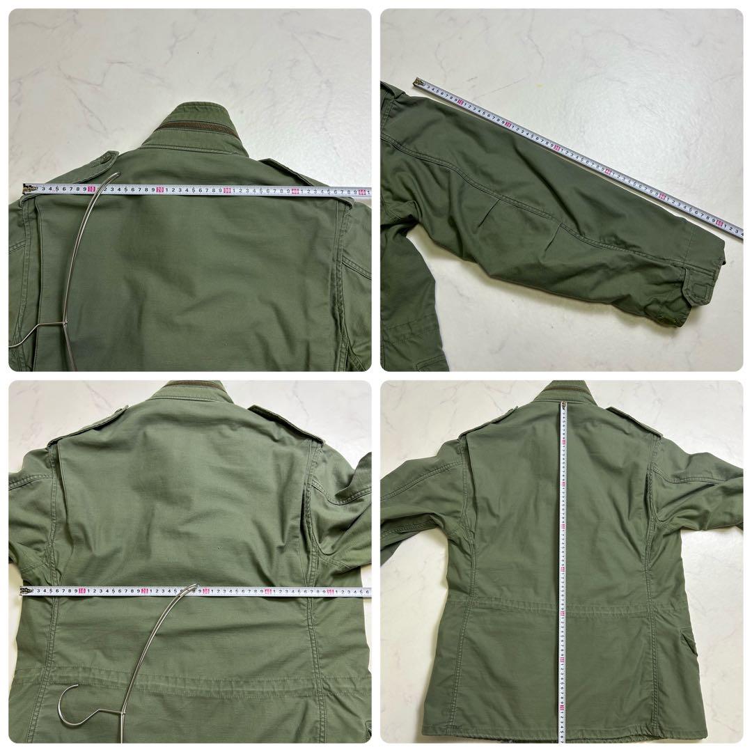 【80s】旧ロゴ アルファインダストリーズ M-65 フィールドジャケット M