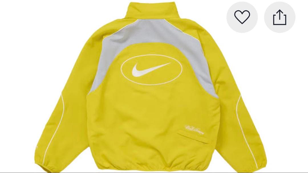 Supreme x Nike Track Jacket \"Yellow\" 新品