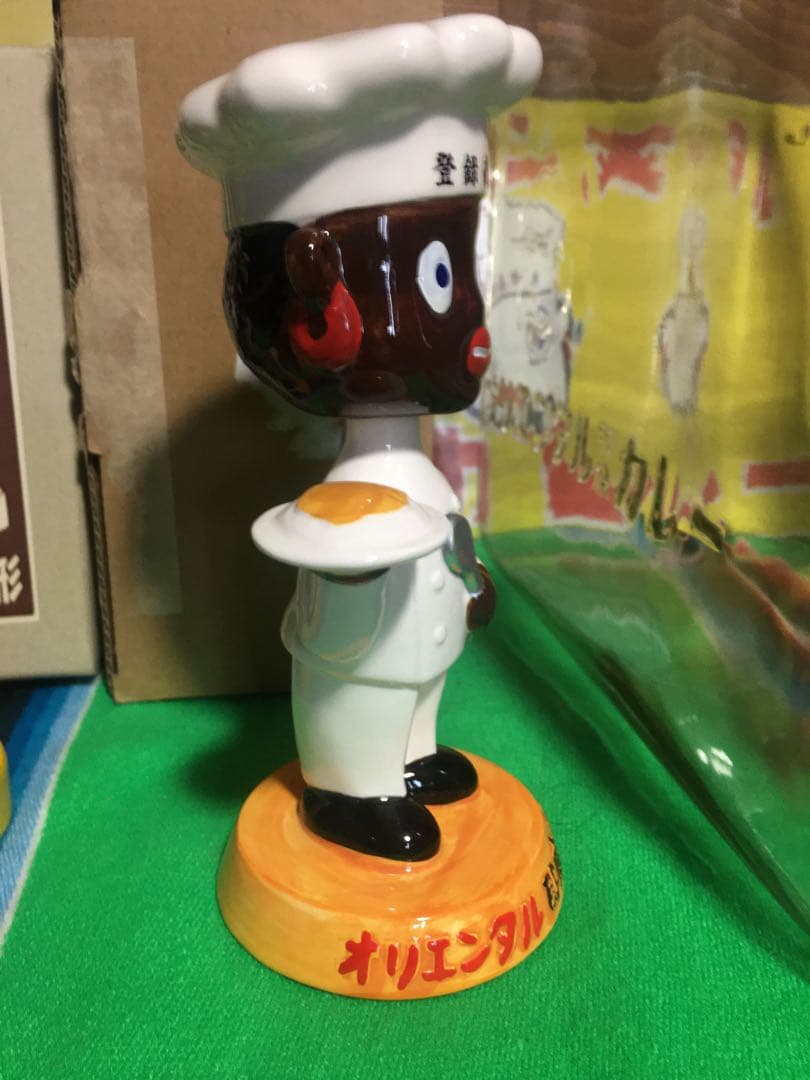 ★オリエンタルカレー★ガラス★容器★陶器★木製★人形★ボビングヘッド★ブリキ看板