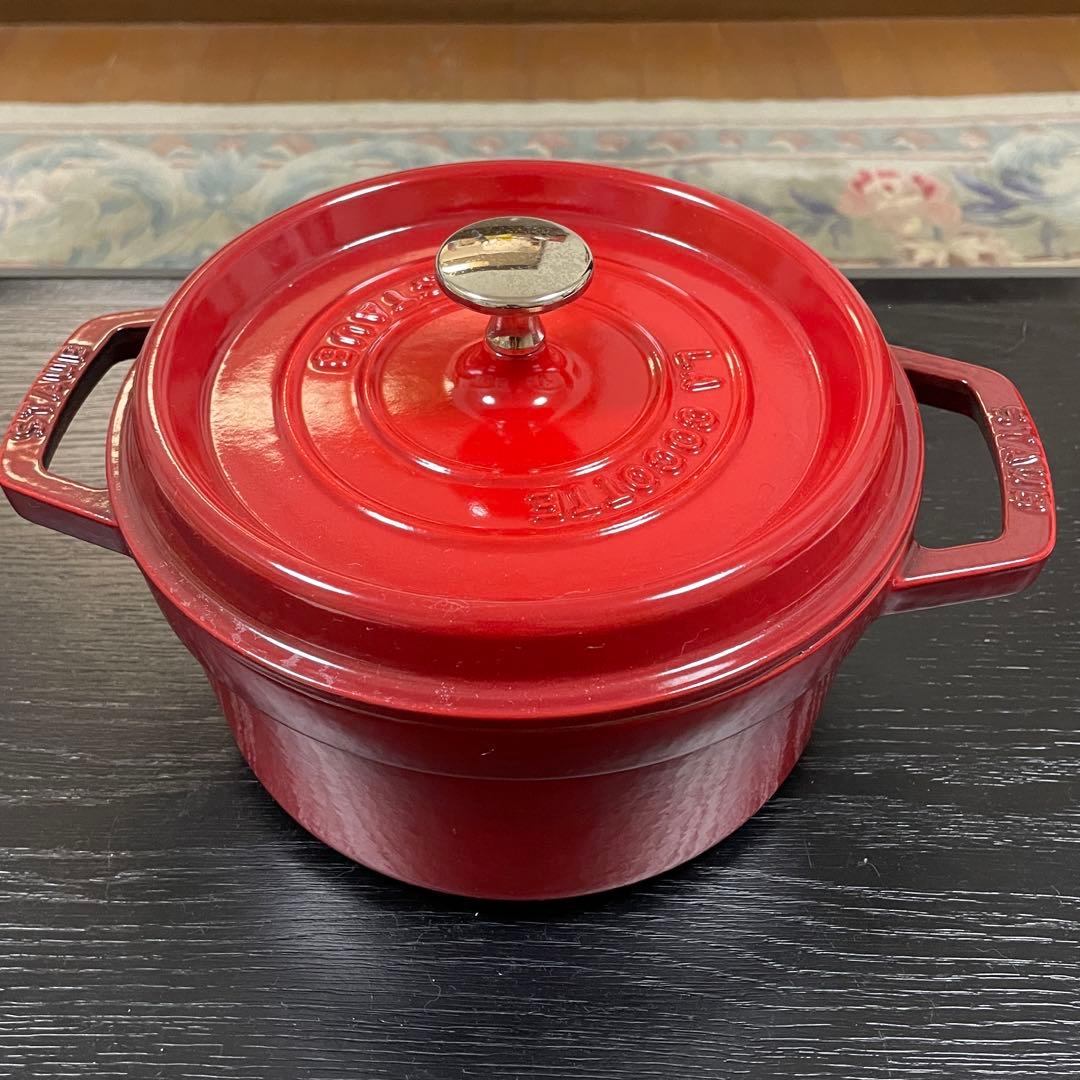 STAUB ピコココット　ラウンド　レッド　20cm