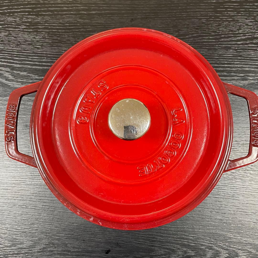 STAUB ピコココット　ラウンド　レッド　20cm