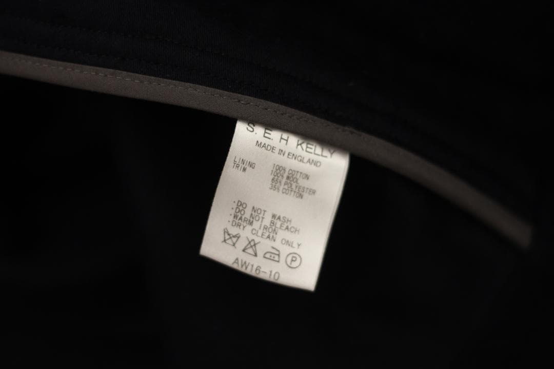 【良品】S.E.H.Kelly モールスキン スタンドカラー ジャケット S