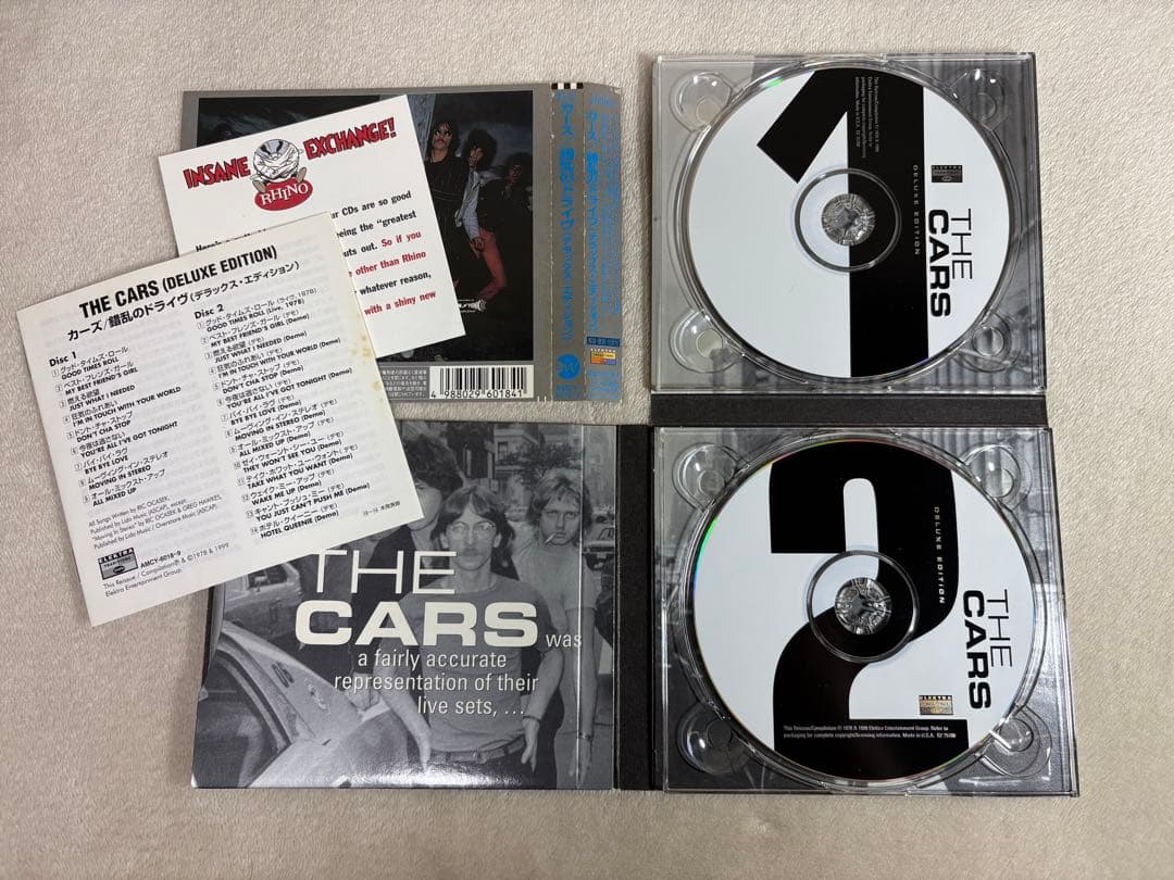 【レア盤】 カーズ / 錯乱のドライヴ デラックス・エディション 【帯付き】