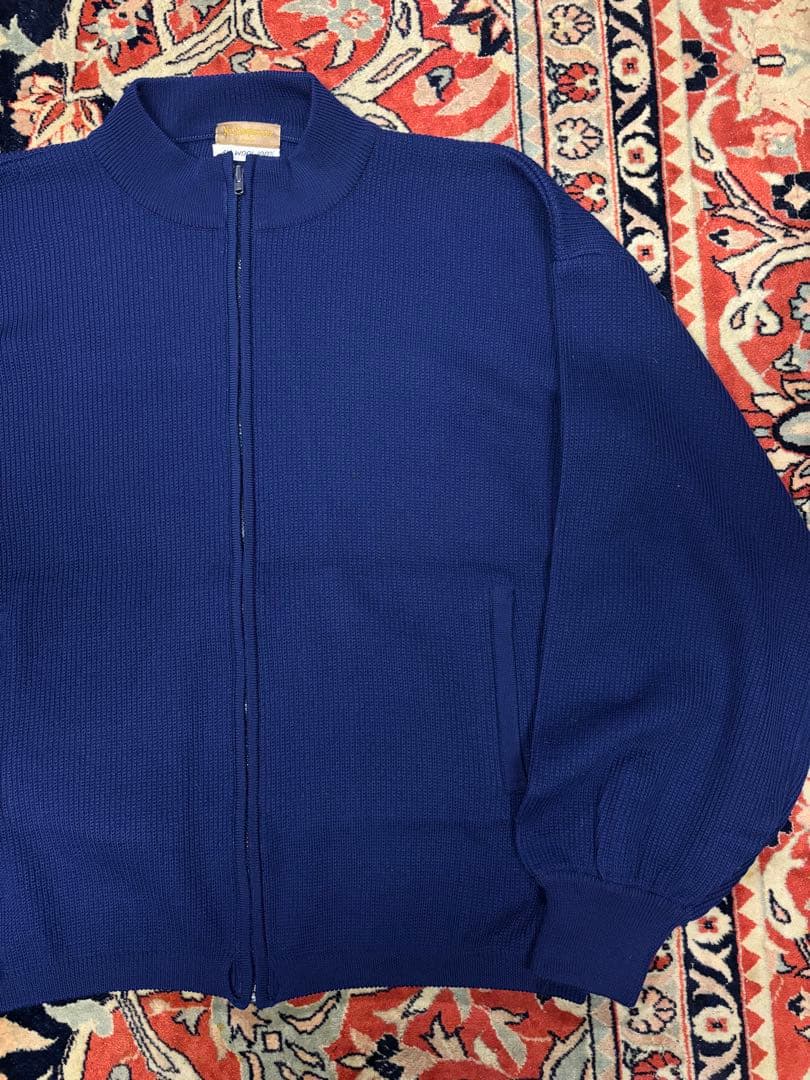 80s Yves Saint Laurent PARIS ウールニット ジップ