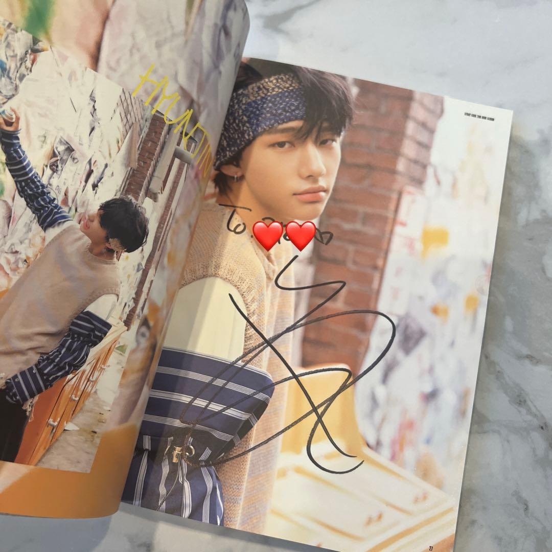 Stray Kids スキズ　サイン会　直筆　サイン入りアルバム　CD