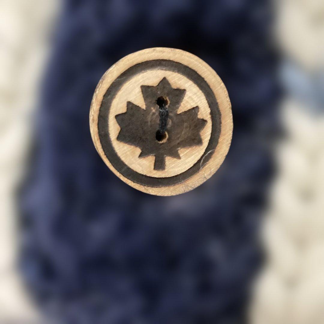 FAB カナダ製　カウチン　カーディガン　メープルボタン