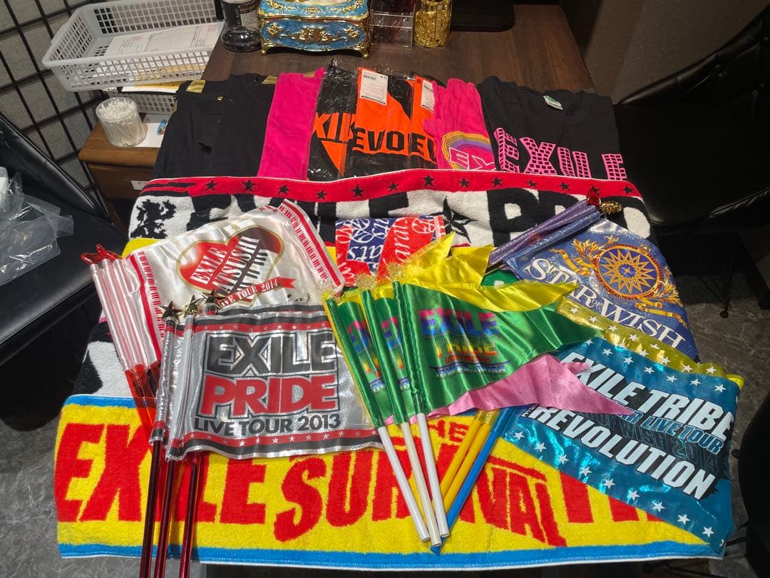EXILE　ツアーグッズ　ファンクラブ特典　Tシャツタオルハタ