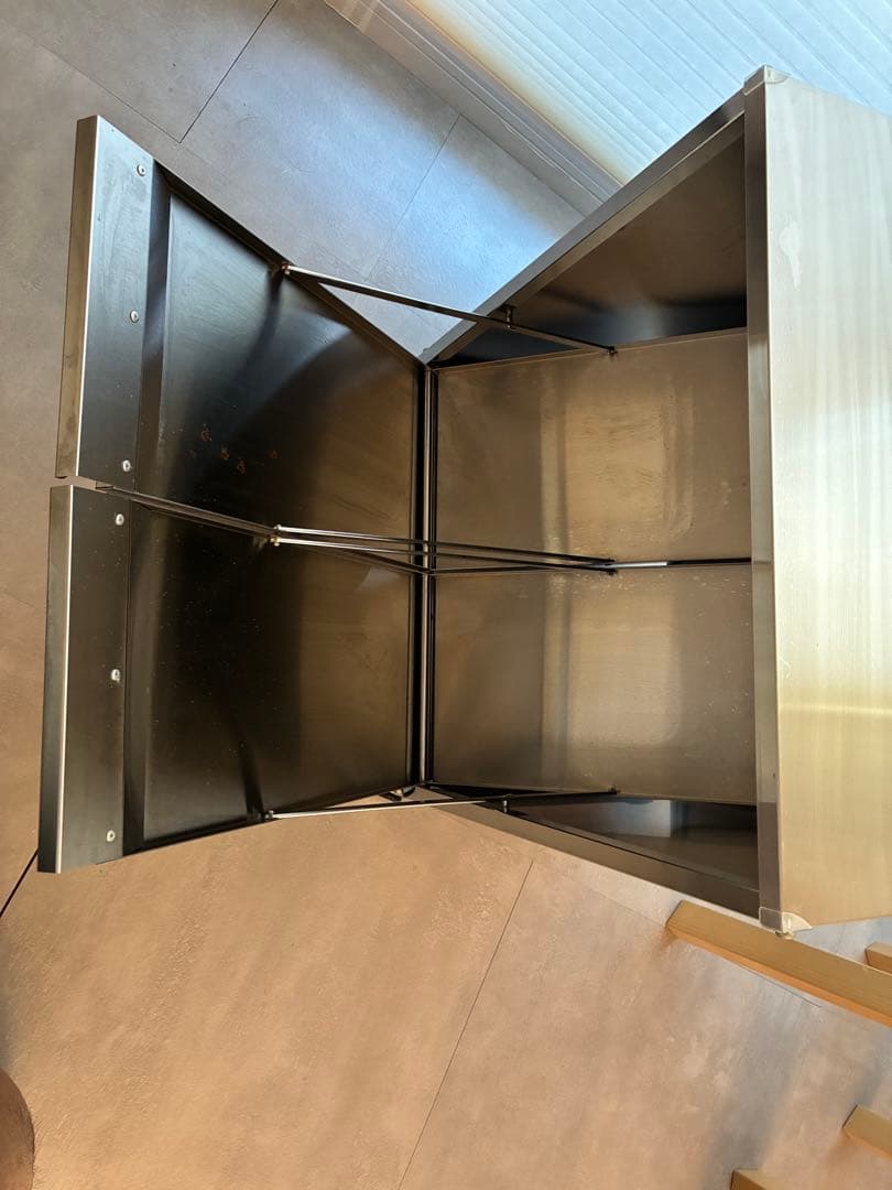 日本製 燕三条 ステンレスダストボックス