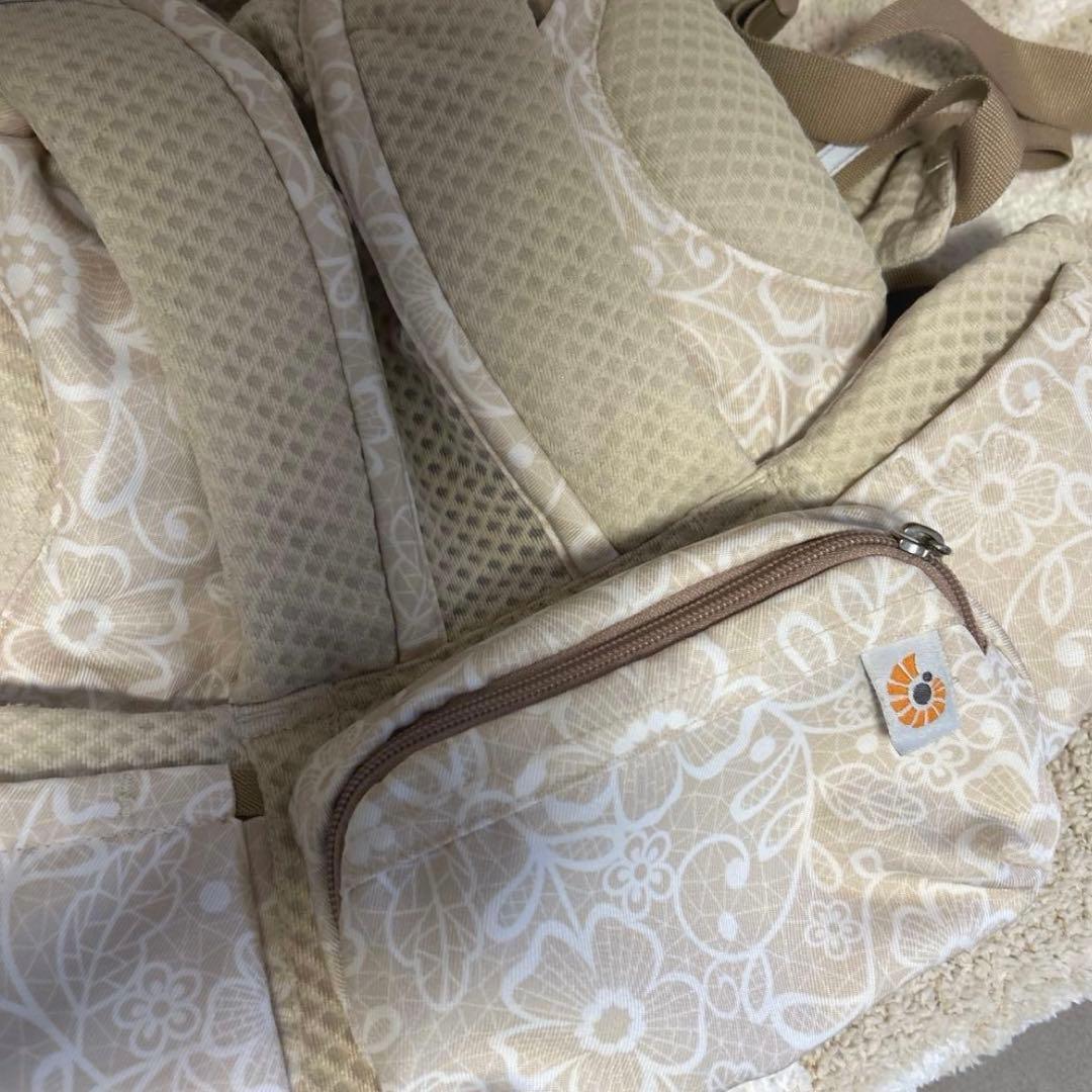 【美品】エルゴベビー　オムニブリーズ　抱っこ紐　今治タオルよだれカバー付