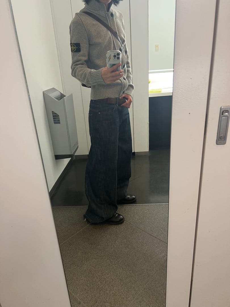 STONE  グレー ニット・セーター