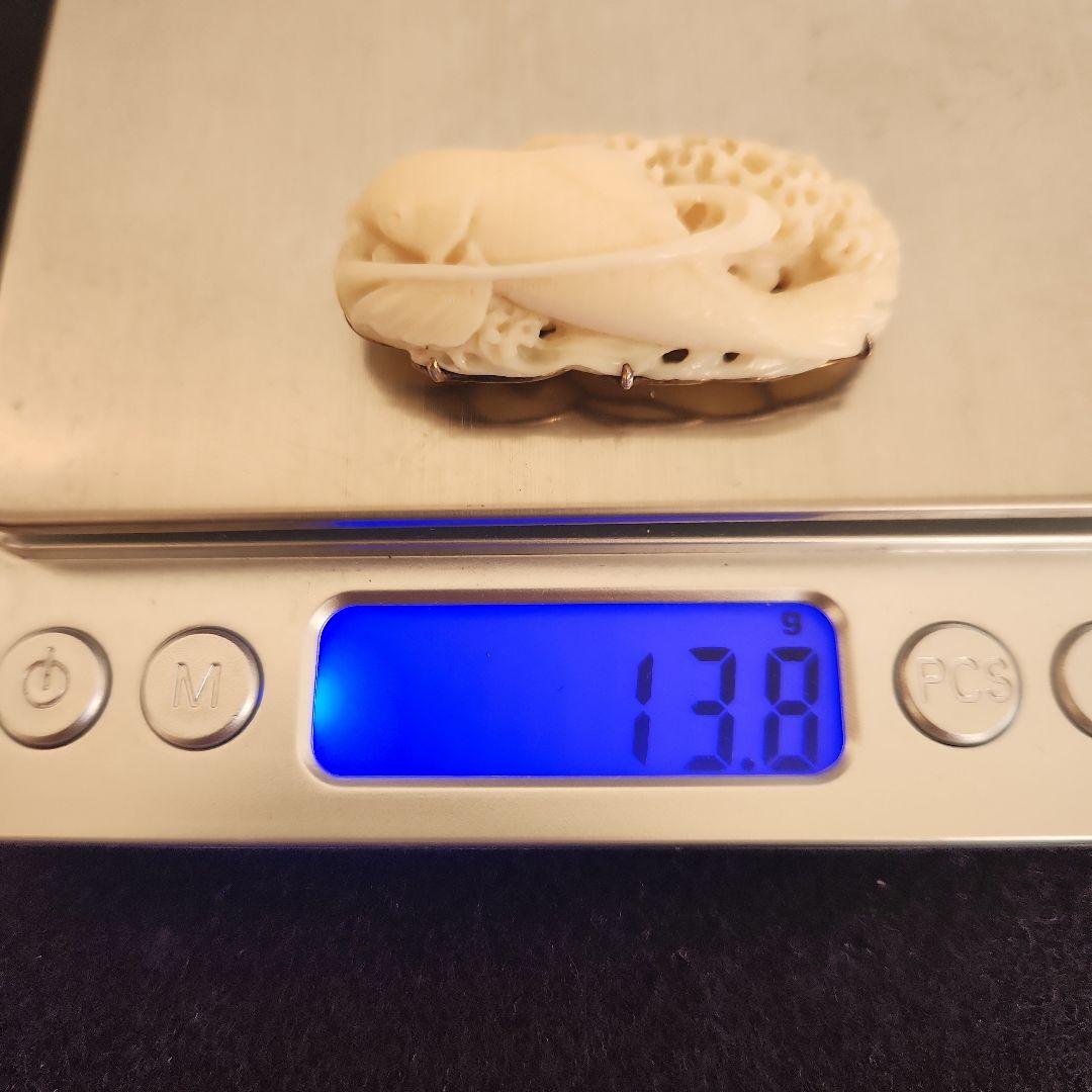 a*i様 帯留め‥白珊瑚