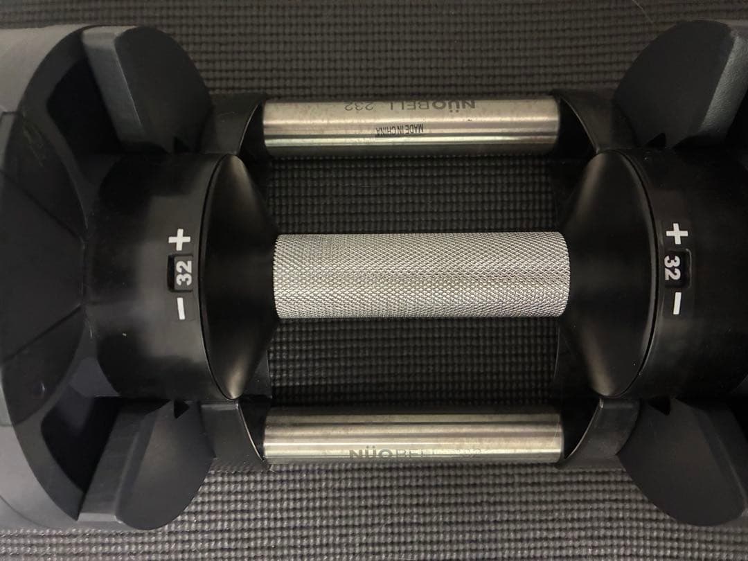 現地渡し】フレックスベル32kg 可変ダンベル トレーニングベンチ フロアマット