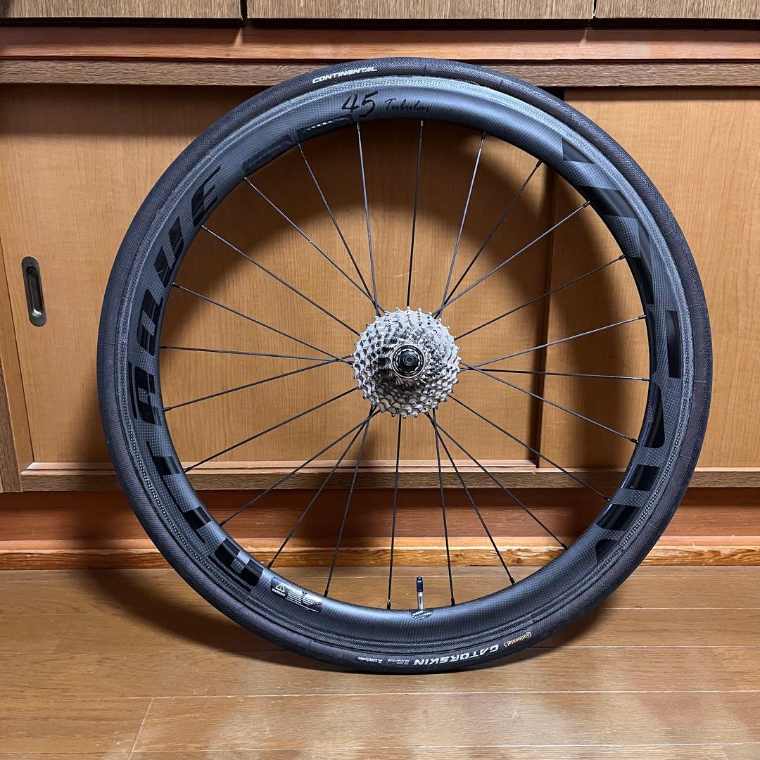 Gusto Attaque 45mm カーボンホイール チューブラー