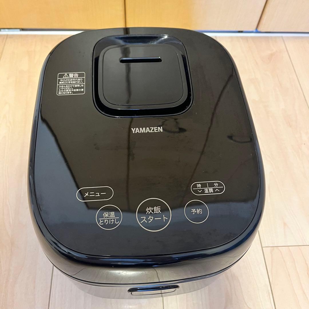 【美品】YAMAZEN 炊飯器 YJN-E101(B)