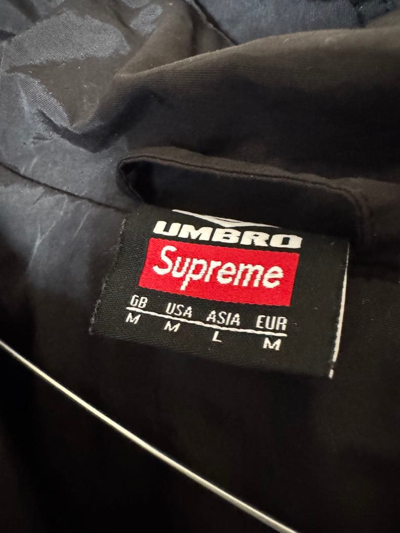Supreme UMBRO ナイロンジャケット M ブラック