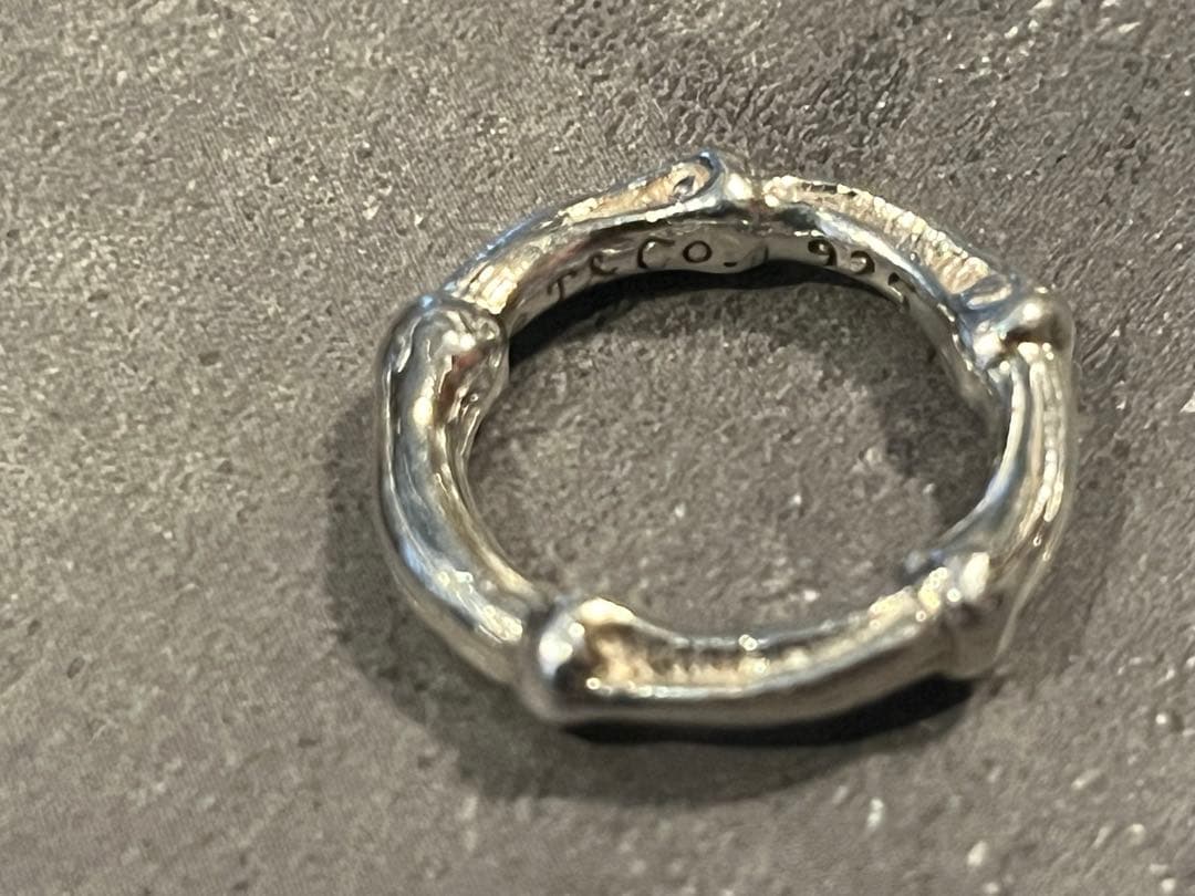 最終価格【希少品】【美品】TIFFANY & COティファニーバンブーリング8号