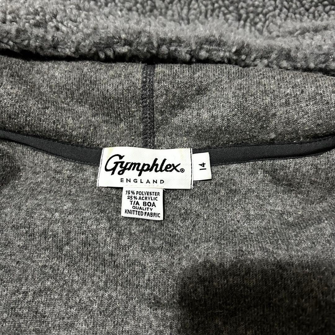 Gymphlex ジムフレックス ボア フリース フーデッドベスト14