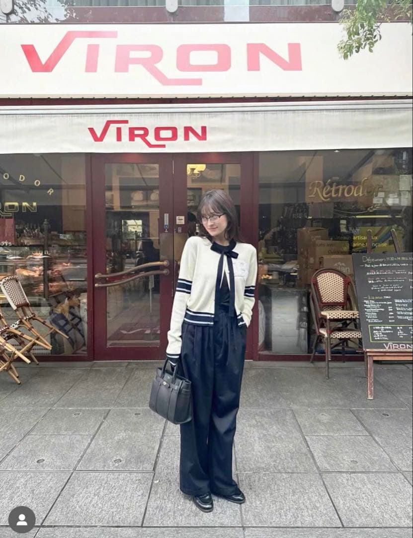 Bibiy B. CLUB TIE CARDIGAN カーディガン ホワイト