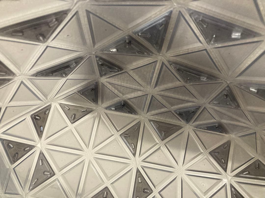 BAOBAO ISSEY MIYAKE DAZZLE トートバッグ クリアグレー