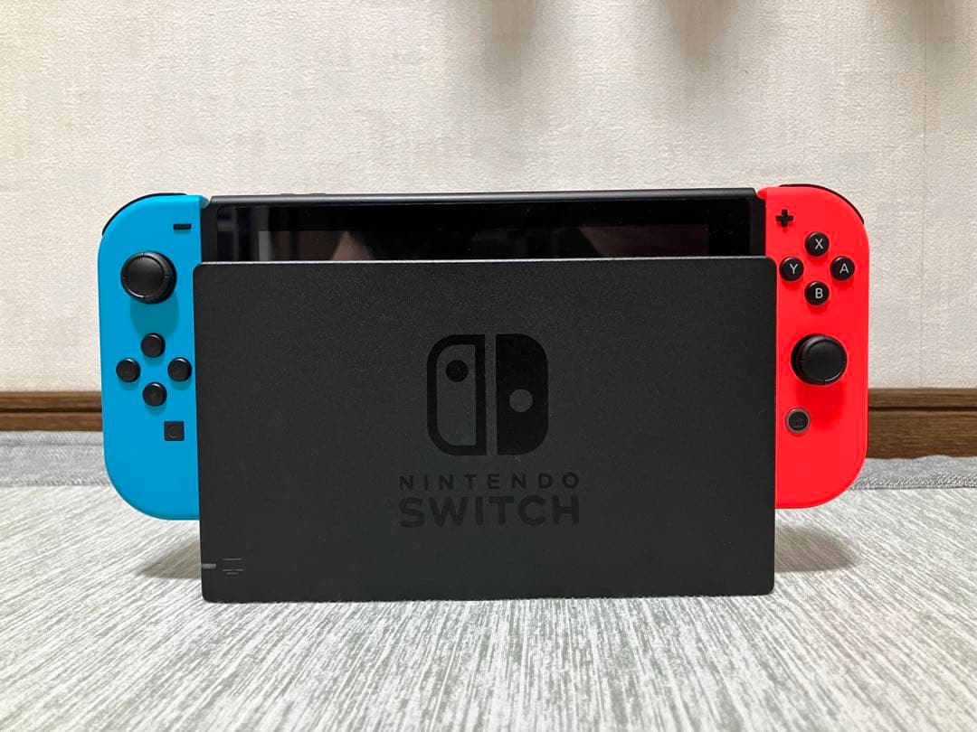Nintendo Switch 本体 青/赤 ＆黄緑/ピンク ジョイコン付き