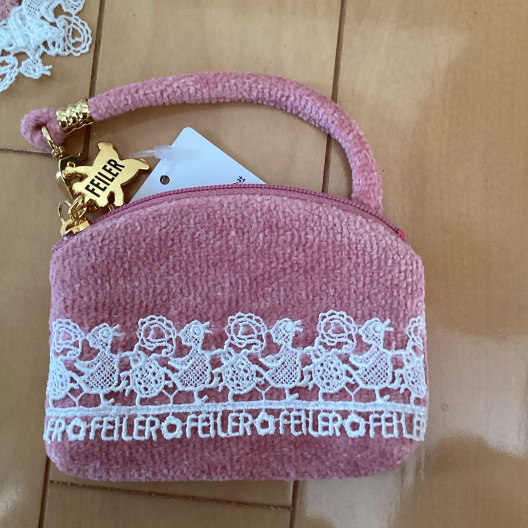 フェイラー　近沢レース　コラボハンカチミニポーチセット