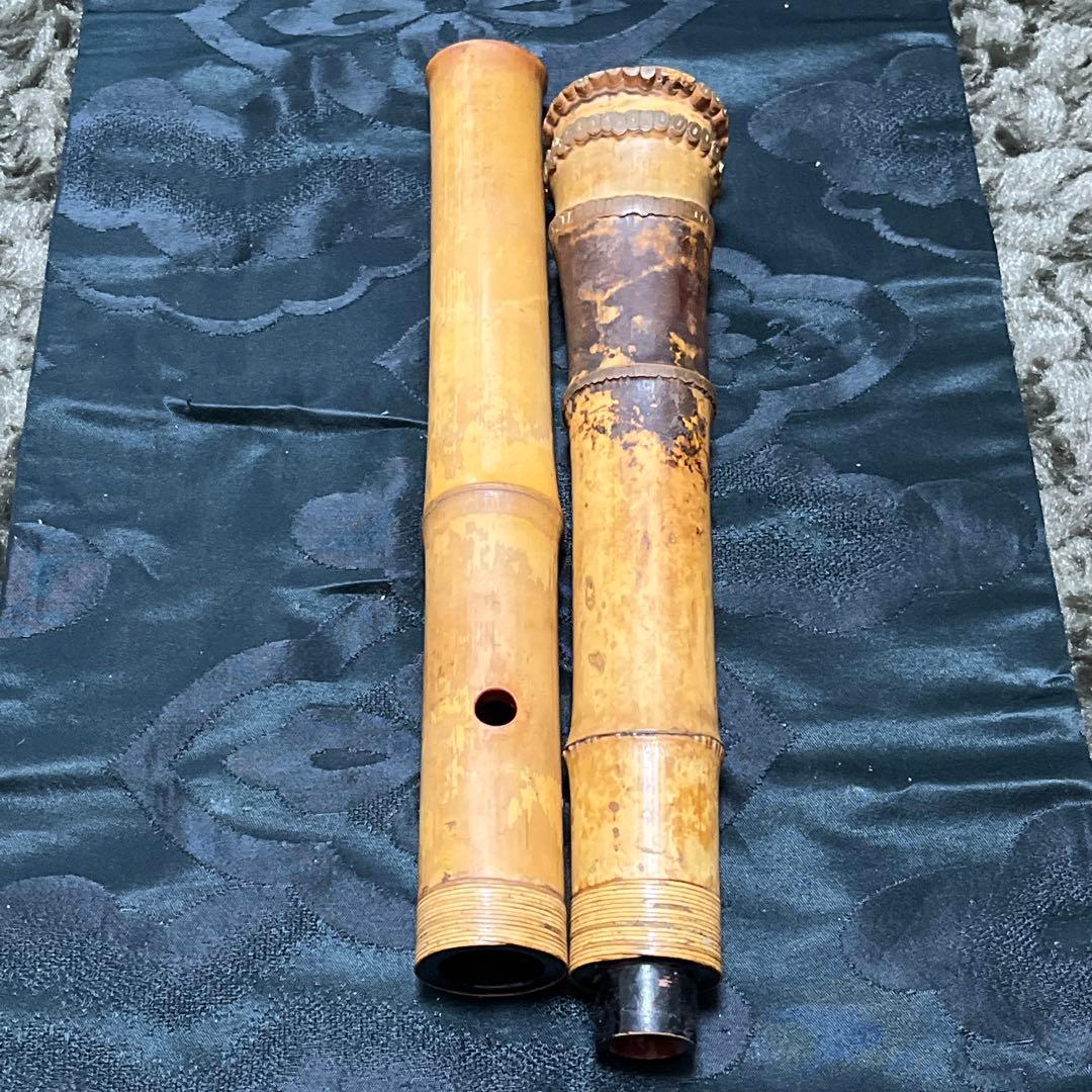 尺八 琴古流 一尺九寸管 籐巻き 【音出し確認済み】