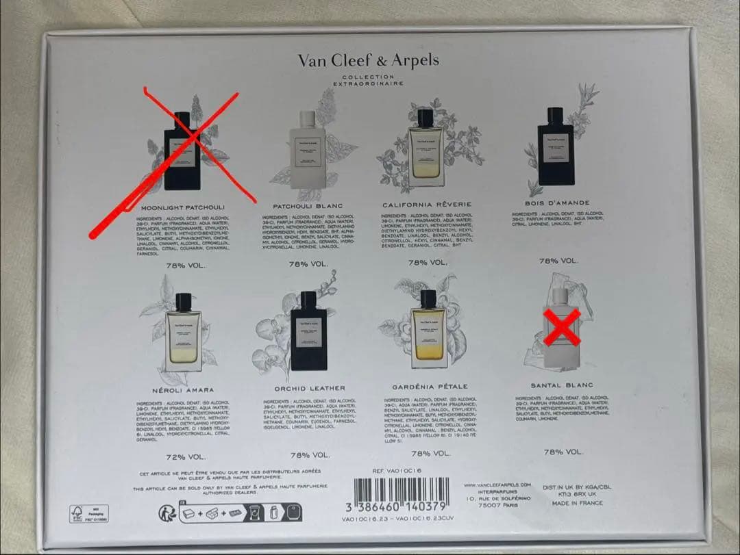 Van Cleef & Arpels 香水セット 6本入り　（ミニチュアセット）