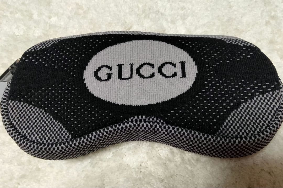 GUCCI メガネケース テクニカルニット グラスケース ブラック 新品箱付き