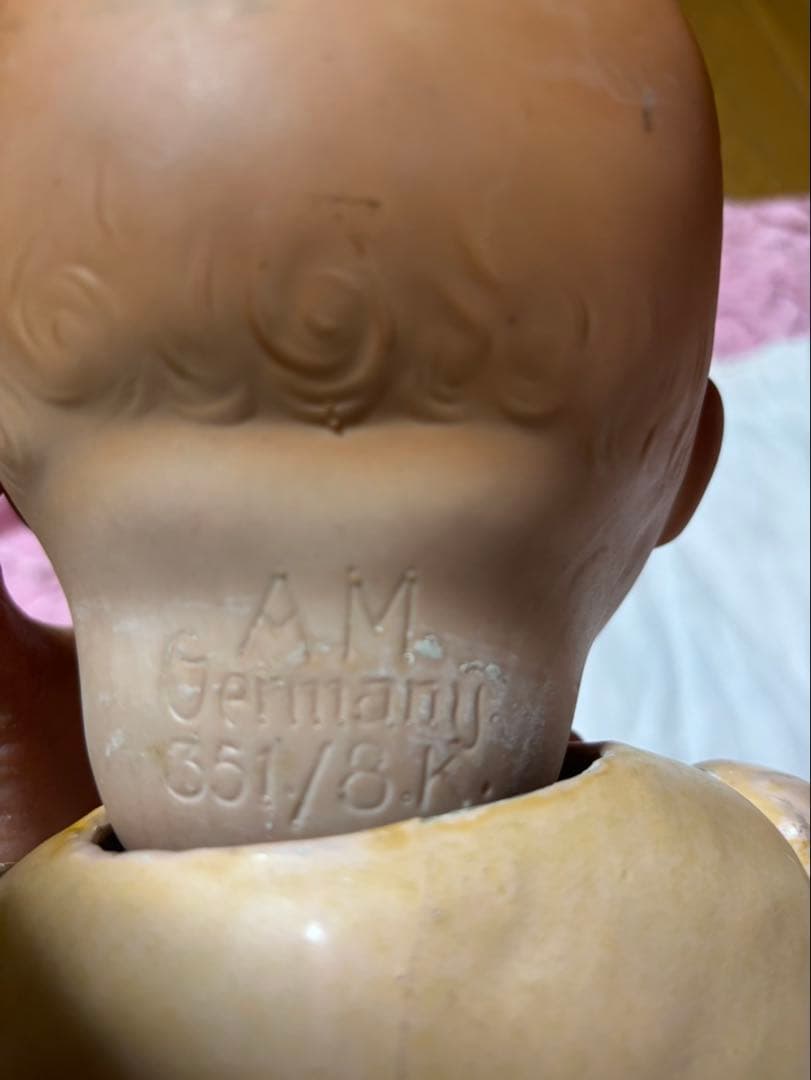 アーモンドマルセル　ベビー　アンティーク　ビスクドール　アンティークドール