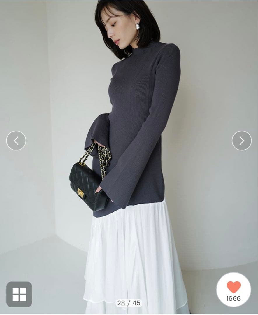 【USAGI ONLINE限定カラー】新作ドッキングニットワンピース