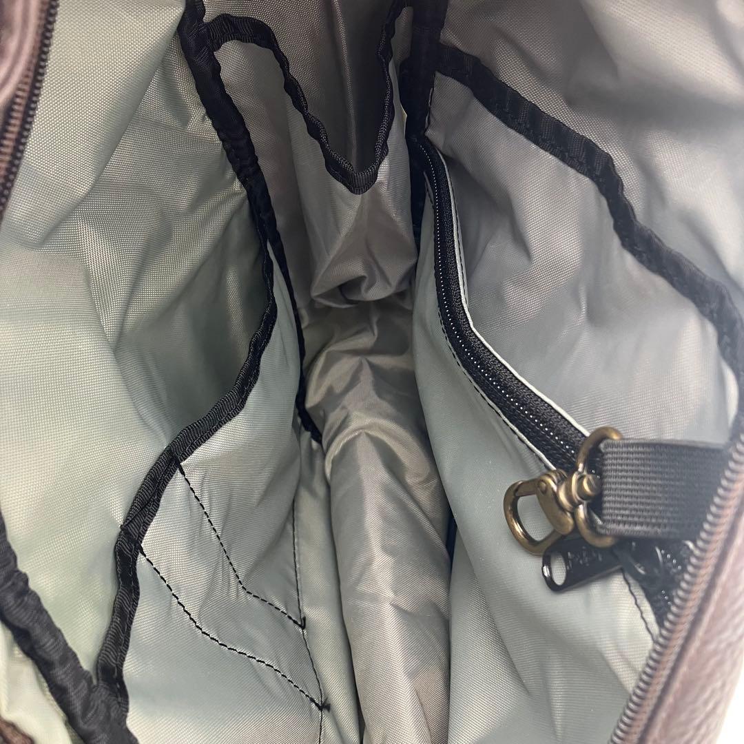 ヘルシーバックバッグ アメリ ボディバッグ ショルダー レザー y2k ブラウン