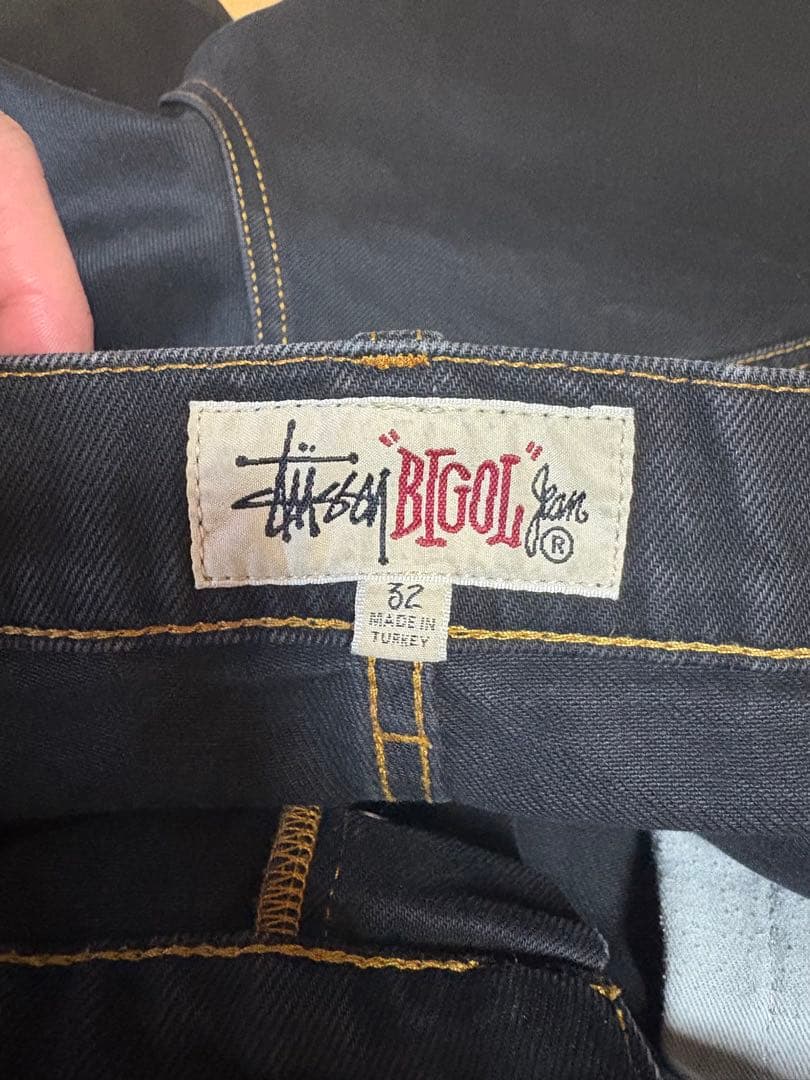 パンツ STUSSY BIG OL JEAN DENIM BLACK